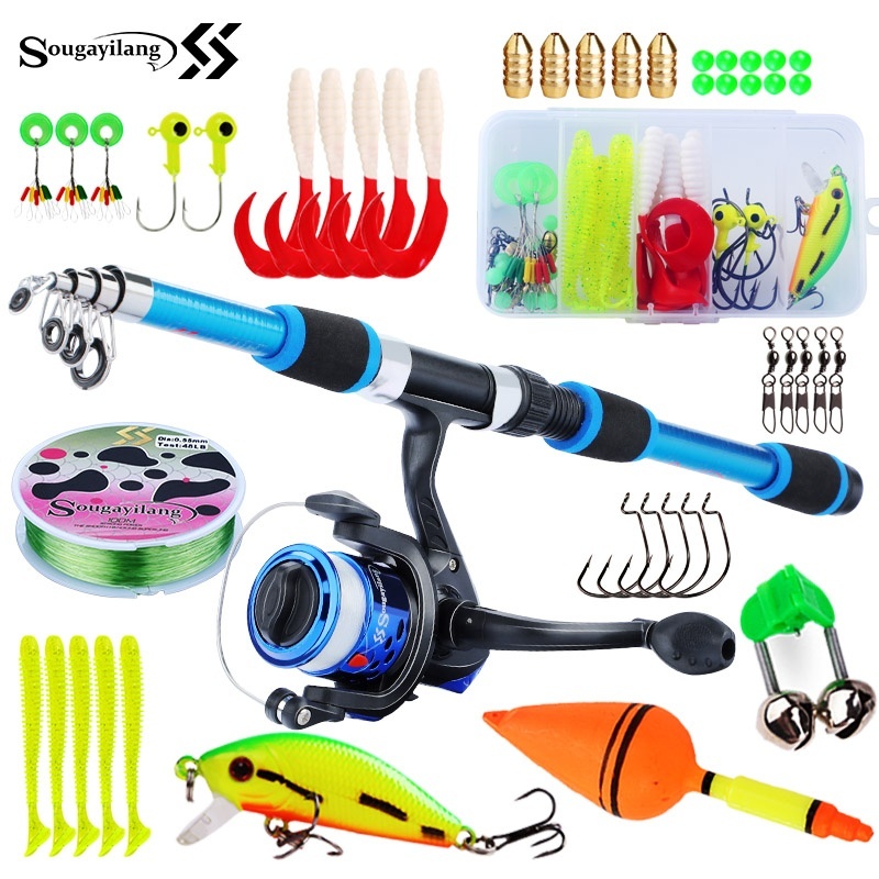 Freshwater Line - Sougayilang Set tongkat pancing anak-anak, kit
